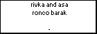 rivka and asa ronco barak