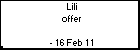 Lili offer