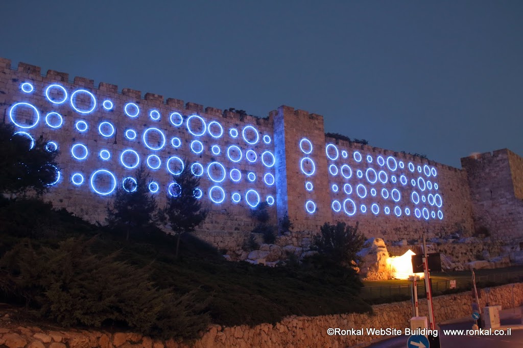 פסטיבל האור בעיר העתיקה בירושלים